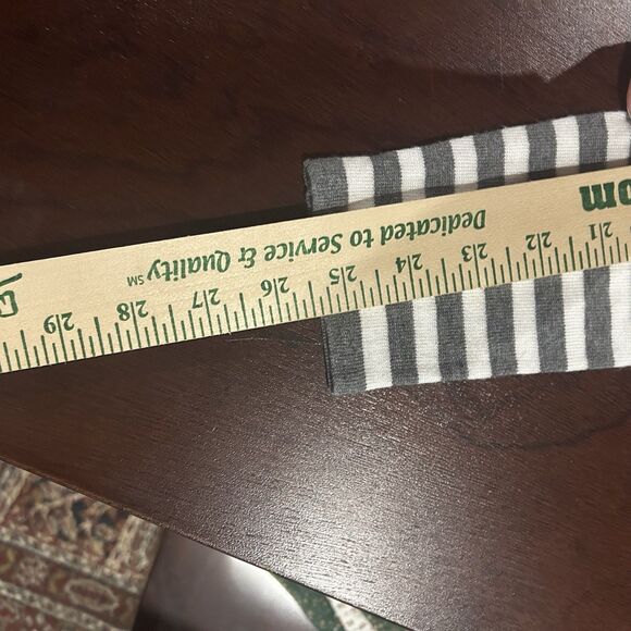 Love Always Women’s Striped Size Medium Sweater Ruched Sides Zipper Shoulder - Picture 8 of 10